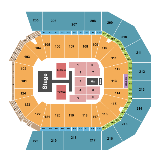 Moody Center ATX Seating Chart: Tate McRae