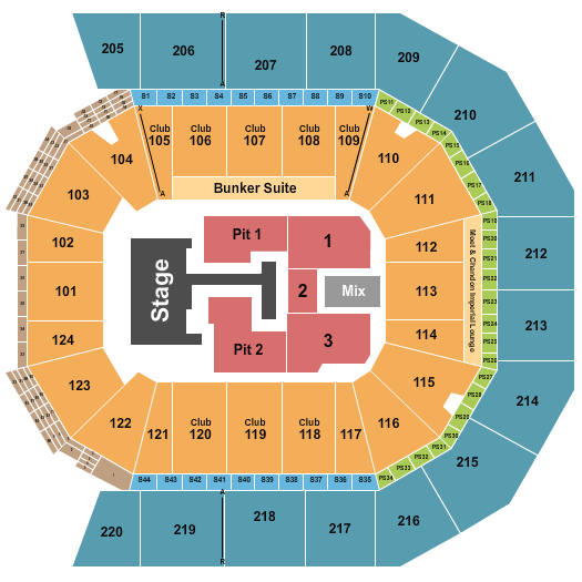 Moody Center ATX Seating Chart: Teddy Swims