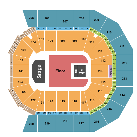 Moody Center ATX Seating Chart: Tyler The Creator