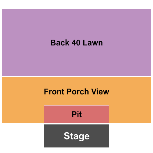 Morris Farm Seating Chart: Pit/Porch View