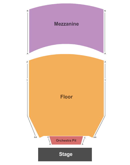 Morrison Center For The Performing Arts Seating Chart: End Stage