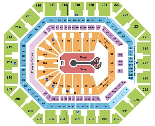 Mortgage Matchup Center Seating Chart: Benson Boone