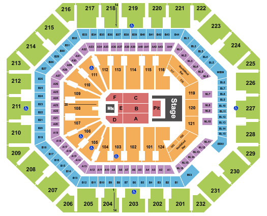 Mortgage Matchup Center Seating Chart: Doja Cat