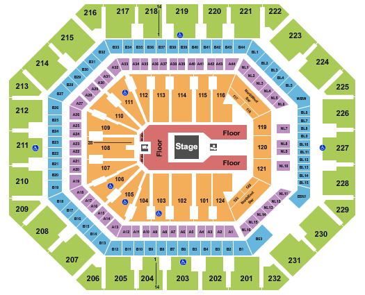 Mortgage Matchup Center Seating Chart: Forrest Frank