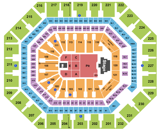 Mortgage Matchup Center Seating Chart: Joji