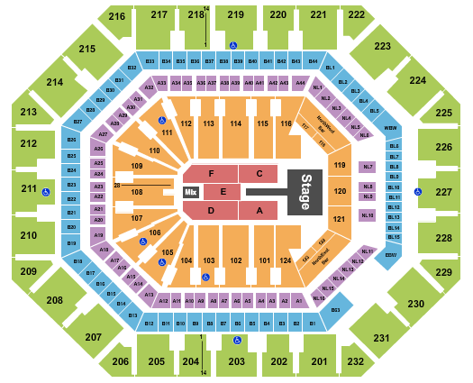 Mortgage Matchup Center Seating Chart: Meghan Trainor