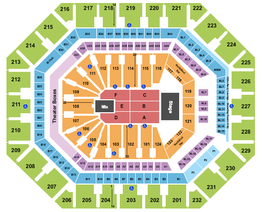 Mortgage Matchup Center Seating Chart: TSO
