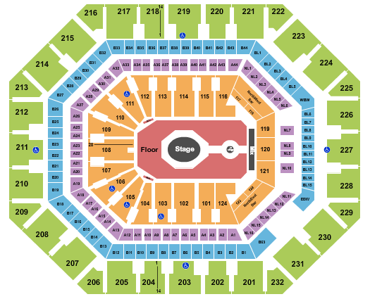 Mortgage Matchup Center Seating Chart: Tame Impala