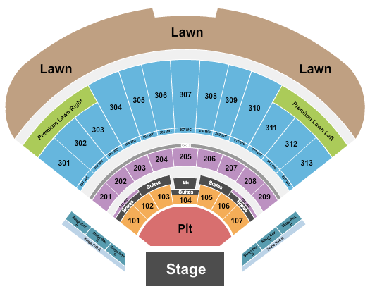 Morton Amphitheater Seating Chart: Endstage Large Pit