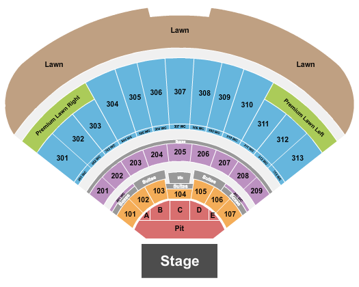 Morton Amphitheater Seating Chart: Endstage Pit