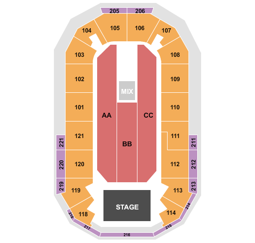 Hero Arena At Mountain America Center Seating Chart: Mannheim Steamroller