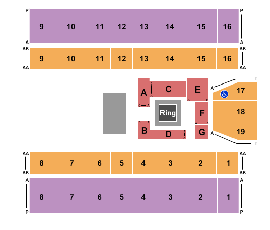 Marshall Health Network Arena Seating Chart: All Elite Wrestling