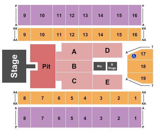 Marshall Health Network Arena Seating Chart: Hudson Westbrook