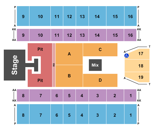 Marshall Health Network Arena Seating Chart: Riley Green