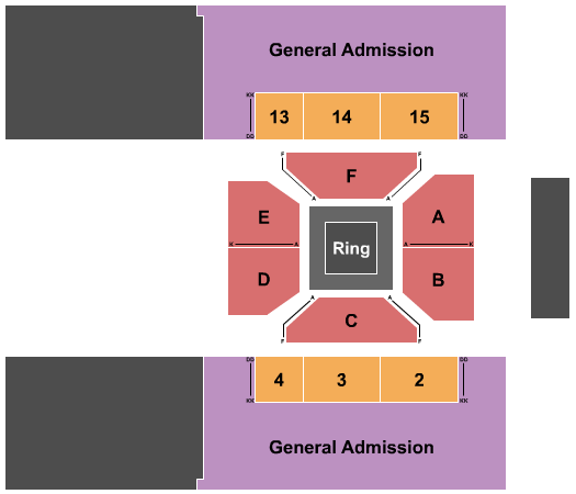 Marshall Health Network Arena Seating Chart: Toughman