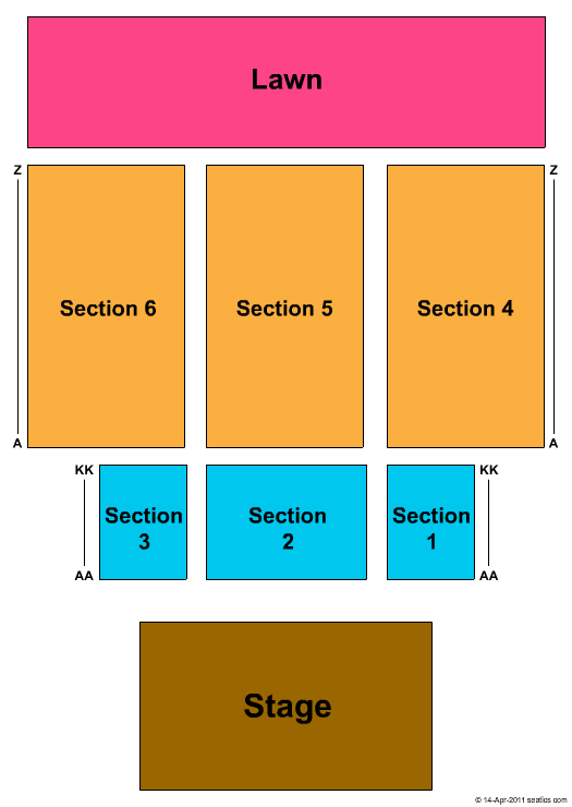 Mountain Park Seating Chart