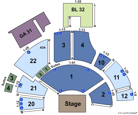 Ste Winery Concerts Seating Chart