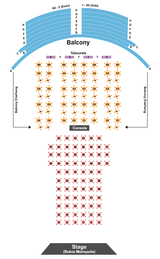 MTelus Seating Chart