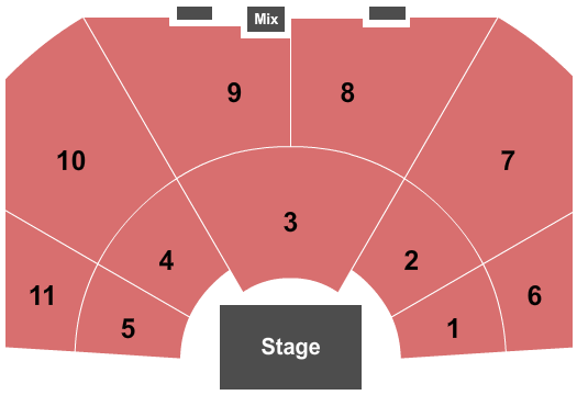 Muckleshoot Events Center Seating Chart: End Stage