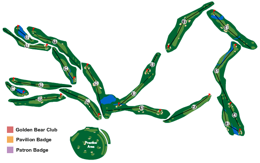 Muirfield Village Golf Course Map
