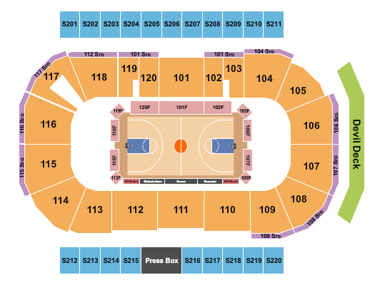 Mullett Arena Seating Chart: Basketball - Globetrotters