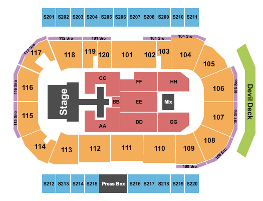 Mullett Arena Seating Chart: Chris Tomlin