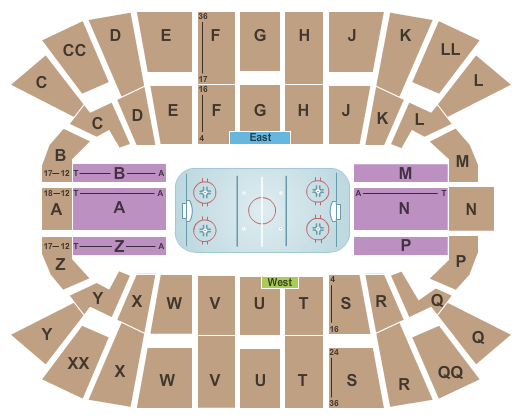 Mullins Center Seating Chart
