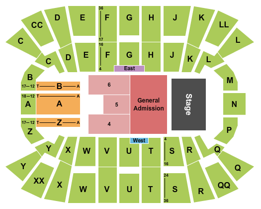 Mullins Center Seating Chart: Parker McCollum