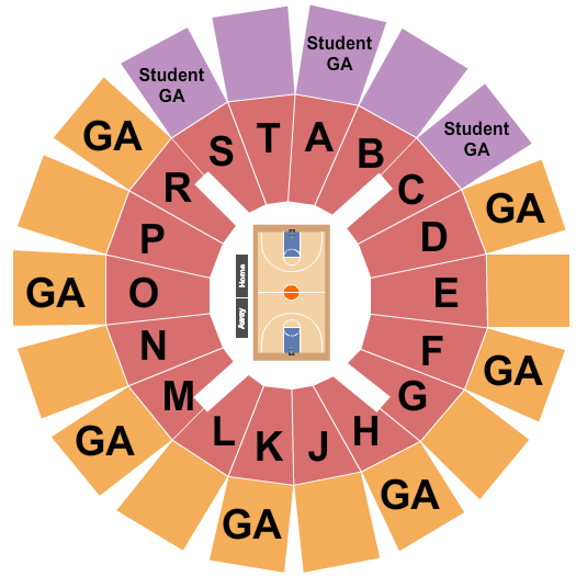 Tom Gola Arena Seating Chart