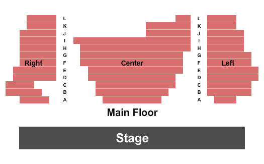 Music Theatre at CU Boulder Seating Chart: Endstage