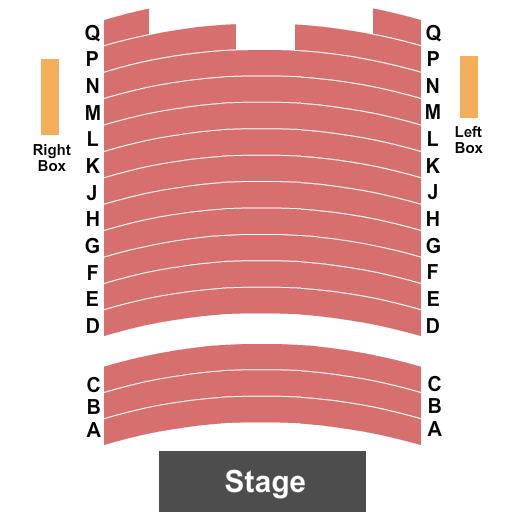 Musical Instrument Museum - Music Theater Seating Chart: End Stage