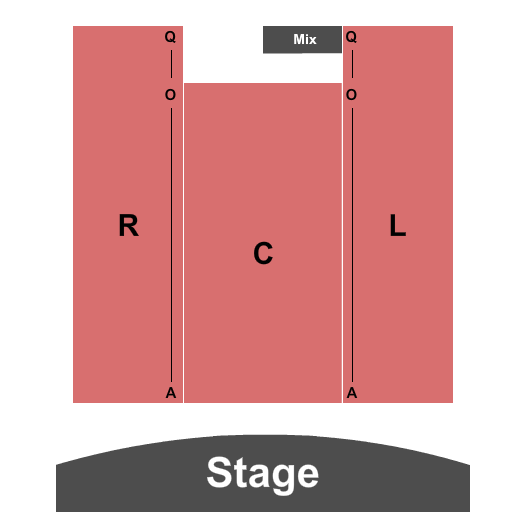 Muskogee's Roxy Theater Seating Chart: Endstage