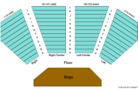 NMSU Hershel Zohn Theatre Seating Chart