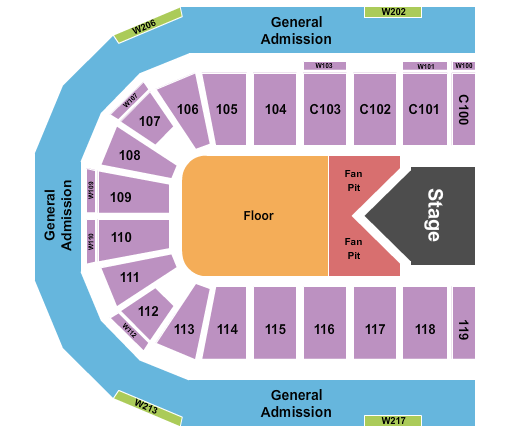 NOW Arena Seating Chart: Aleksandra Prijovic