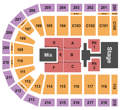 NOW Arena Seating Chart: Phil Wickham