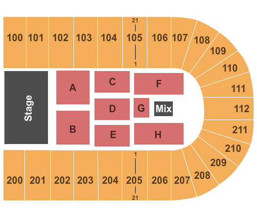 Reliant Arena Seating Chart
