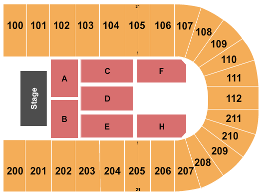 NRG Arena Seating Chart: Endstage 3