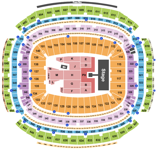 NRG Stadium Seating Chart: AC/DC
