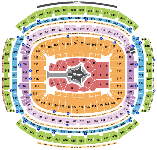 NRG Stadium Seating Chart: Cody Johnson