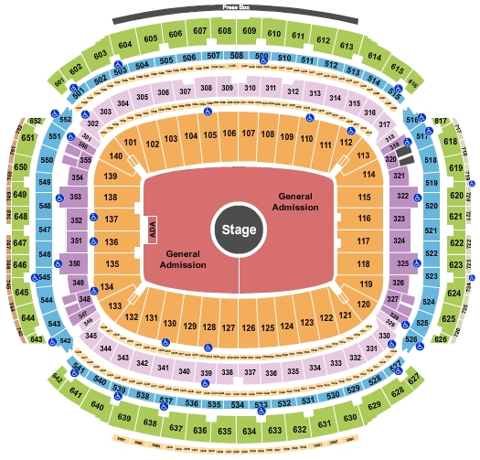Reliant Stadium Seating Chart: Kanye West