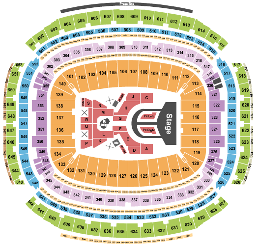 NRG Stadium Seating Chart: Karol G