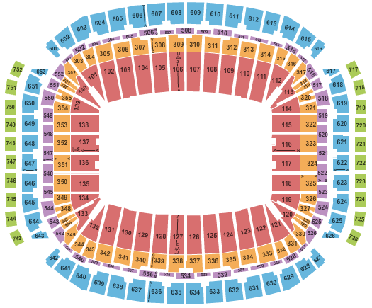 NRG Stadium Seating Chart: Open Floor