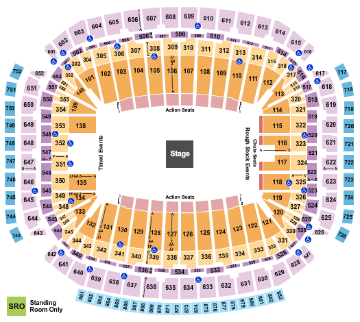 Houston Rodeo Tickets Seating Chart