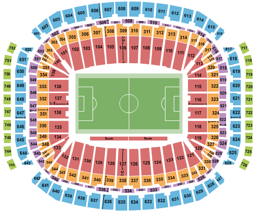 NRG Stadium Seating Chart: Soccer ICC