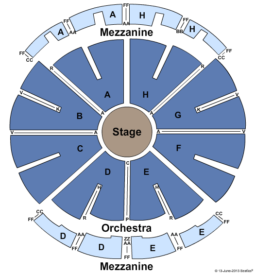 Nycb Theatre At Westbury Seating Chart Detailed