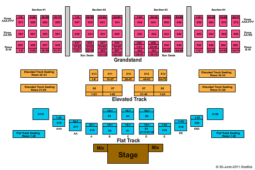 NY State Fair Seating Chart