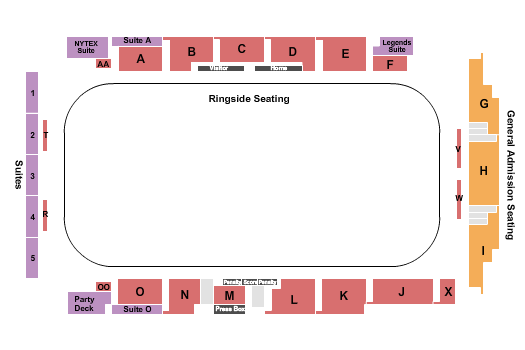 NYTEX Sports Centre Seating Chart: Circus