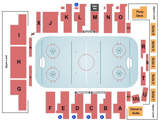 Nytex Sports Centre Seating Chart