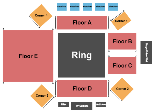 NYTEX Sports Centre Seating Chart: Wrestling
