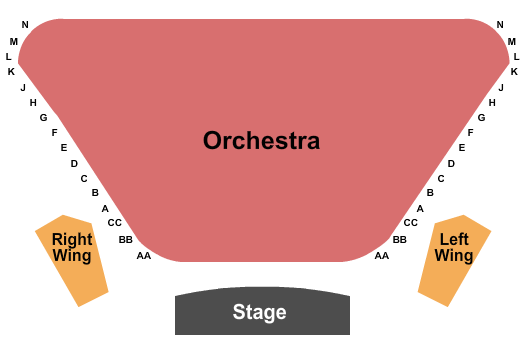 Nampa Civic Center Seating Chart: End Stage 2